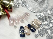 フィールネイル 天神橋店(feel nail)/雪の結晶/クリスマス
