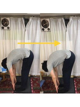 新橋整体グッドラックカイロプラクティック(Good Luck)/歪みがが改善され可動域がUP↑