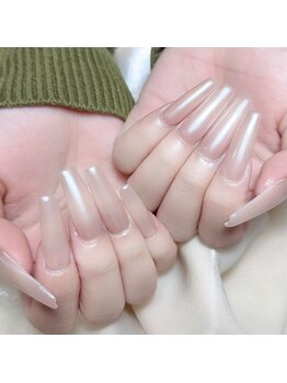 木にいる 錦糸町/長さだしミラーネイル