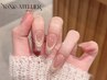 【上品モテNo.1】うる艶マグネットフレンチ×極細ラメフレンチ ¥6900