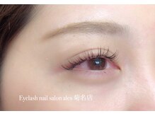 アイラッシュネイルサロン アレス 菊名店(ales)/フラットラッシュ140本☆