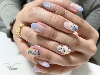 バイオアシス 麻布十番(by Oasis)/押し花ネイル