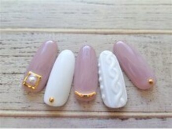 ブランロール 中目黒店(Blanl'or)/上品ニットネイル