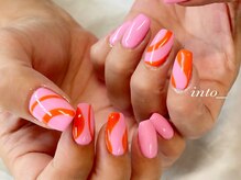 ネイルサロン イントゥ(into_)/ビビットカラー　海外風