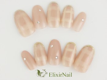 エリクサーネイル 神田(Elixir Nail)/シンプル / クーポン使用