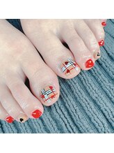 リンクネイル(Link nail)/バレンタインフット