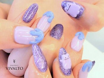 ワールド ビューティ ヴィヴァルト 宝塚店(WORLD BEAUTY VIVALTO)/バレンタインネイルアート