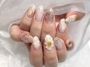 【フラワーネイル】
