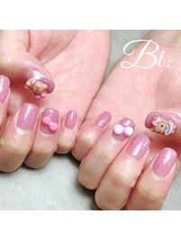 キティちゃんネイル