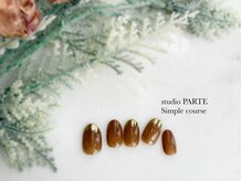 スタジオパルテ ネイルアイラッシュ(studio PARTE)/定額ハンド シンプルコース