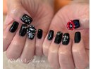 ハロウィンミャクミャクネイル