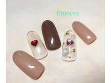 フランセス(Frances)/バレンタインハートネイル