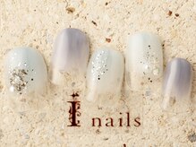 アイネイルズ 町田店(I nails)/シンプルマリン塗りかけ　6480円