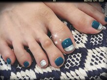 アトリエルリアン(Atelier Le Lien)/フット 大人の夏ネイル