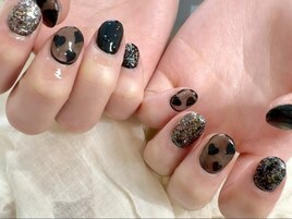 持ち込み画像♪シアー黒ハート