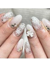 ソラール(SOLAR)/ホワイト☆雪ネイル