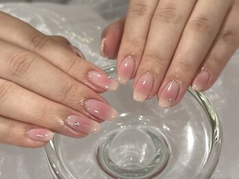 春カラーチークネイル☆