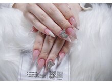 アキコネイルサロン(Akikoネイルサロン)/10本長さだし＋持ち込みデザイン