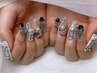HANDスカルプ長さ出し☆やり放題◇限定ストーン/パーツ/シール付け放題120分