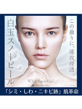 ウィッシュ 与野(Wish)の写真/《新登場★ホワイトスノーピール》白雪肌☆魅せる肌へのメソッド☆肌改善革命！【初回20%off】口コミ高評価
