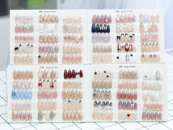 esterella nailの写真/デザインが決まっていなくても大丈夫♪トレンドのデザインをたくさんご用意しております!定額制で安心◎