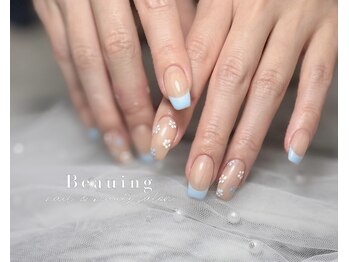 パステルブルーフラワー¥11450