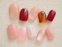 ネイル アンド アイラッシュ ニコニコ(niconico)の雰囲気（オフ込☆ワンカラー￥3900/定額プチArt￥5200）