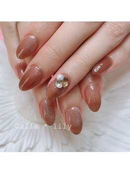 カラーリリー 恵比寿(Calla lily)/マグネットネイル