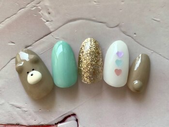 ラテネイル(Latte Nail)/くまさんネイル
