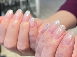 ラメグラデーションネイル