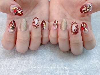 エクリ 日暮里店(Ecrit)/お正月ネイル