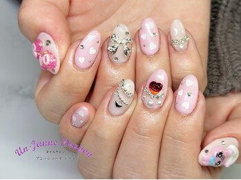 アン ジョーヌドラゴ/【自爪ネイル】ピンクパステル