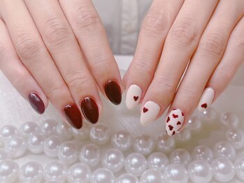 ピンキーネイル(Pinky Nail)/秋ネイル