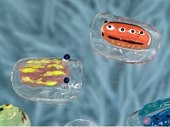 ゆびノさき イバラキシ(ibarakishi)/カラフル生物