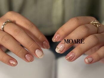 モアレネイル(moare' nail)/ハンド/お任せ10本アート ¥7,500