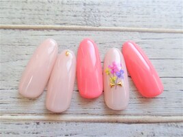 ドライフラワーネイル