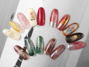 マリノ ネイルサロン 京橋店(Malino)/10本Art+コース¥9500