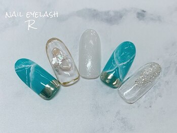 ネイルアンドアイラッシュサロンR/大理石 ミラー