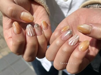 サトリネイルルーム 西宮北口(satori nail room)/orange＊