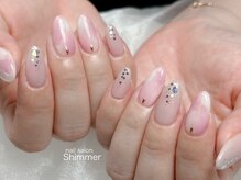 シマー(Shimmer)/マーブルネイル