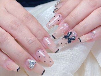 ダイアモンドネイルスタジオ 新宿店(Diamond Nail Studio)/チップ長さだし10本デザイン