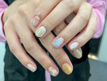 ザ コモン ネイル恵比寿(the common nail)/おまかせ/お絵描きネイル
