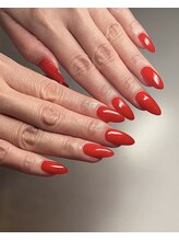 レッシュネイル サロンアンドスクール(RECH NAIL salon&school)/目を引く鮮やかワンカラー