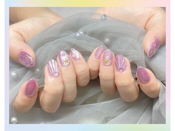 センシー ネイル スタジオ(Sensy Nail Studio)/人魚の貝殻ネイル