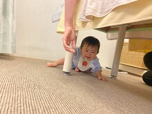 子育てママの整体サロン/施術中のお子様の様子