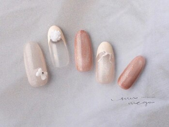 白バラマグネイル
