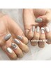 【シンプルだけど楽しみたい☆】マグネット、ラメワンカラー（オフ別）¥5000