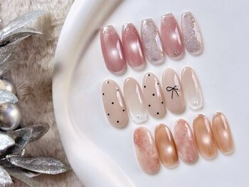 リッシュ(RICHE)の写真/パラジェル登録店★シンプル可愛い秋ネイルならRICHE♪水光ネイル/グラデーションで人気のベイビーブーマー