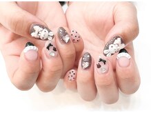 ネイルコレクション ベビーピンク(Baby Pink)/ジェル定額￥9990☆3Dうさぎ