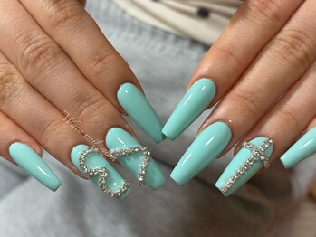ウェーブネイルサロン'('Wave Nail salon)/持ち込みデザイン/フィルイン